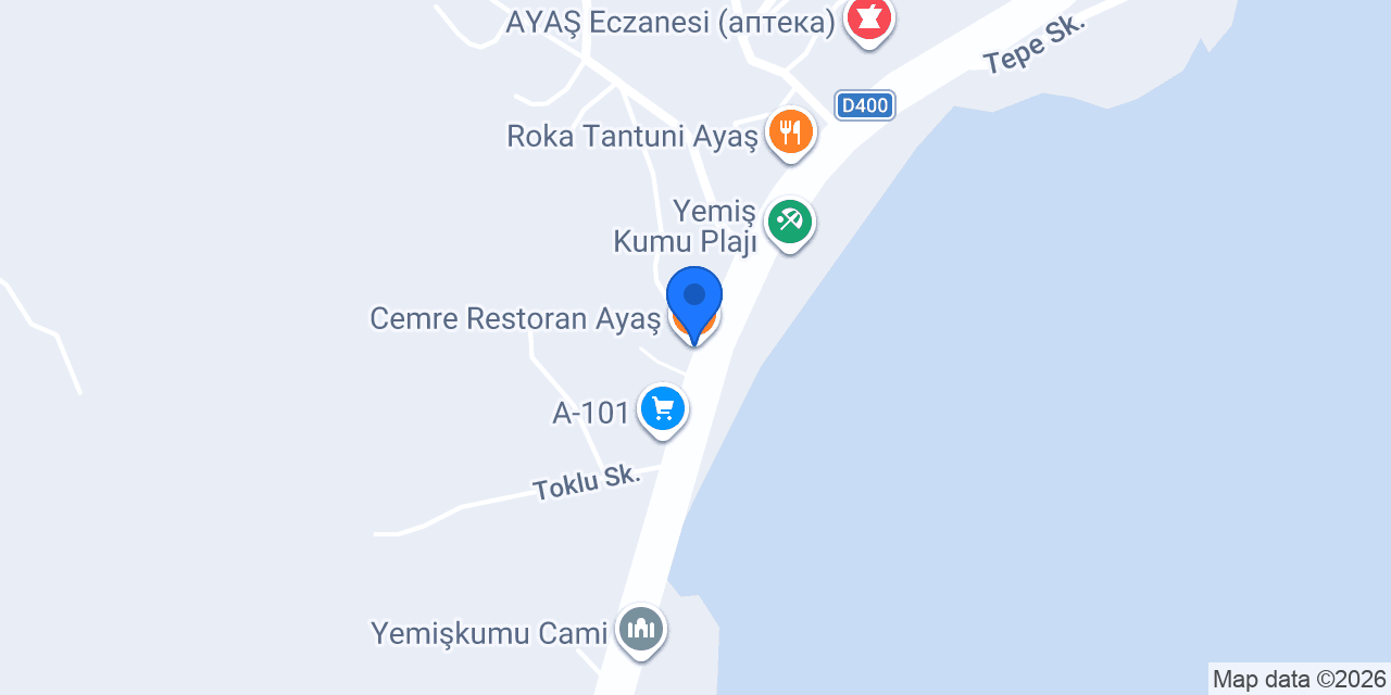 Cemre Restoran Ayaş konumu