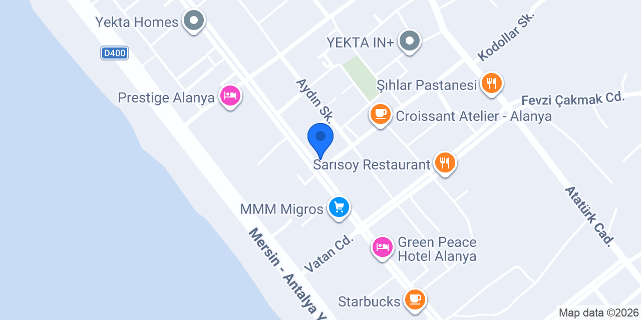 Okyanus Balık Restaurant & Bistro konumu