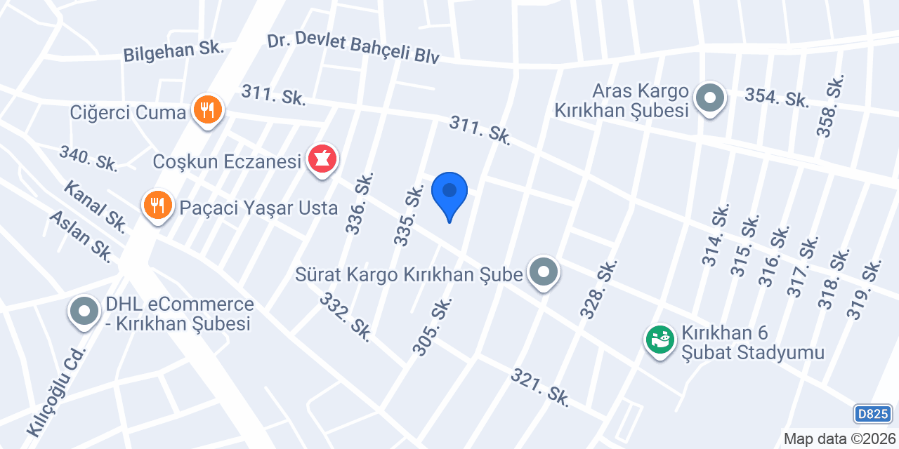Karataş Taşımacılık konumu