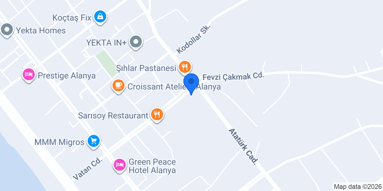 Nokta Kuaför Gökhan konumu
