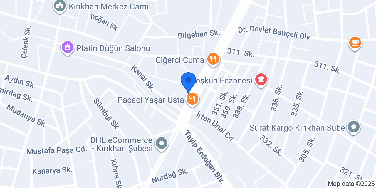 Demir Market konumu
