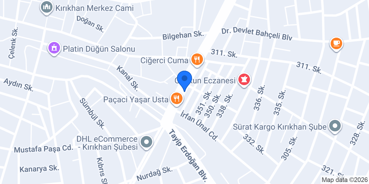 Başkanın Yeri Kebap konumu