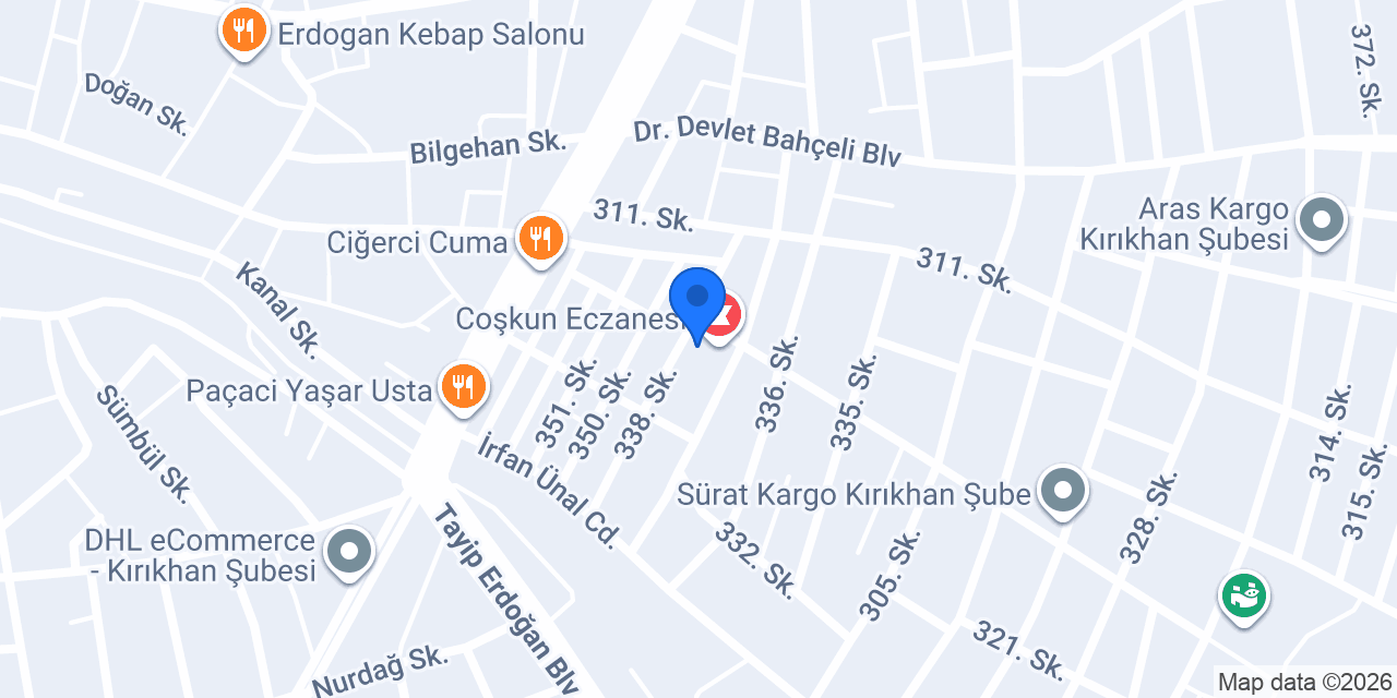 Has Kırıkhan Nakliyat konumu