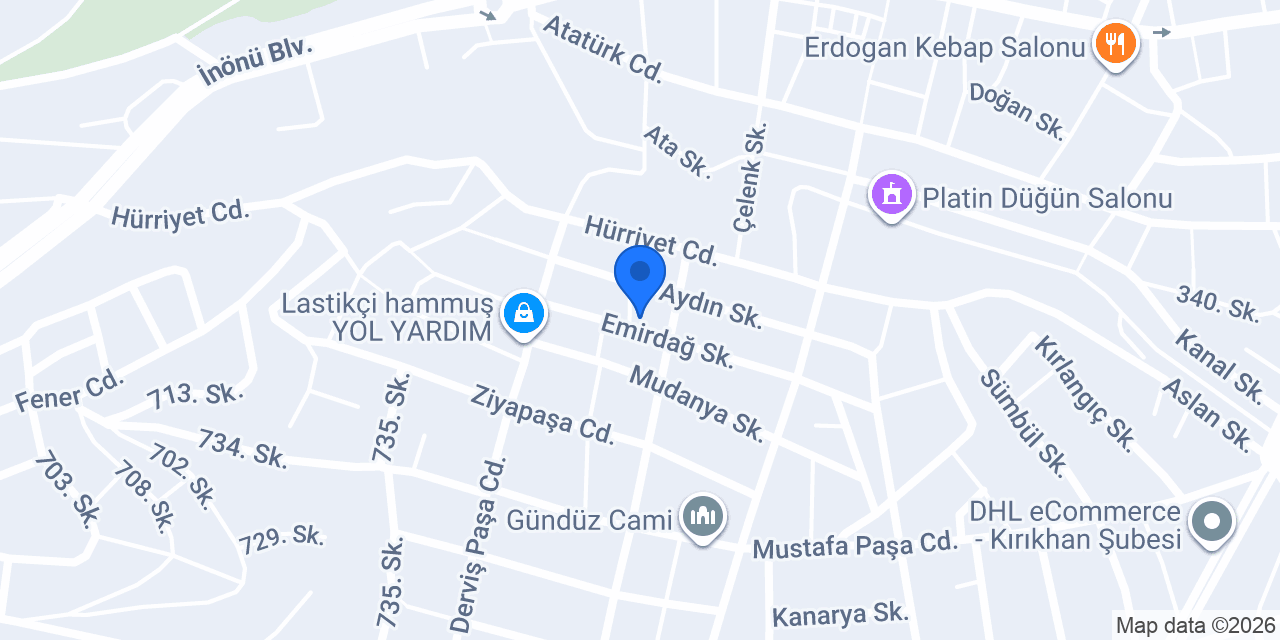 Ankara Gelinlik konumu