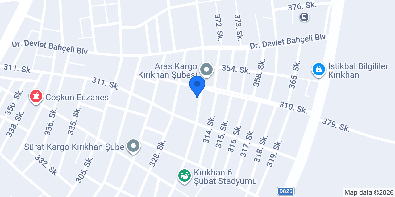 Tuğrahan Mobilya konumu