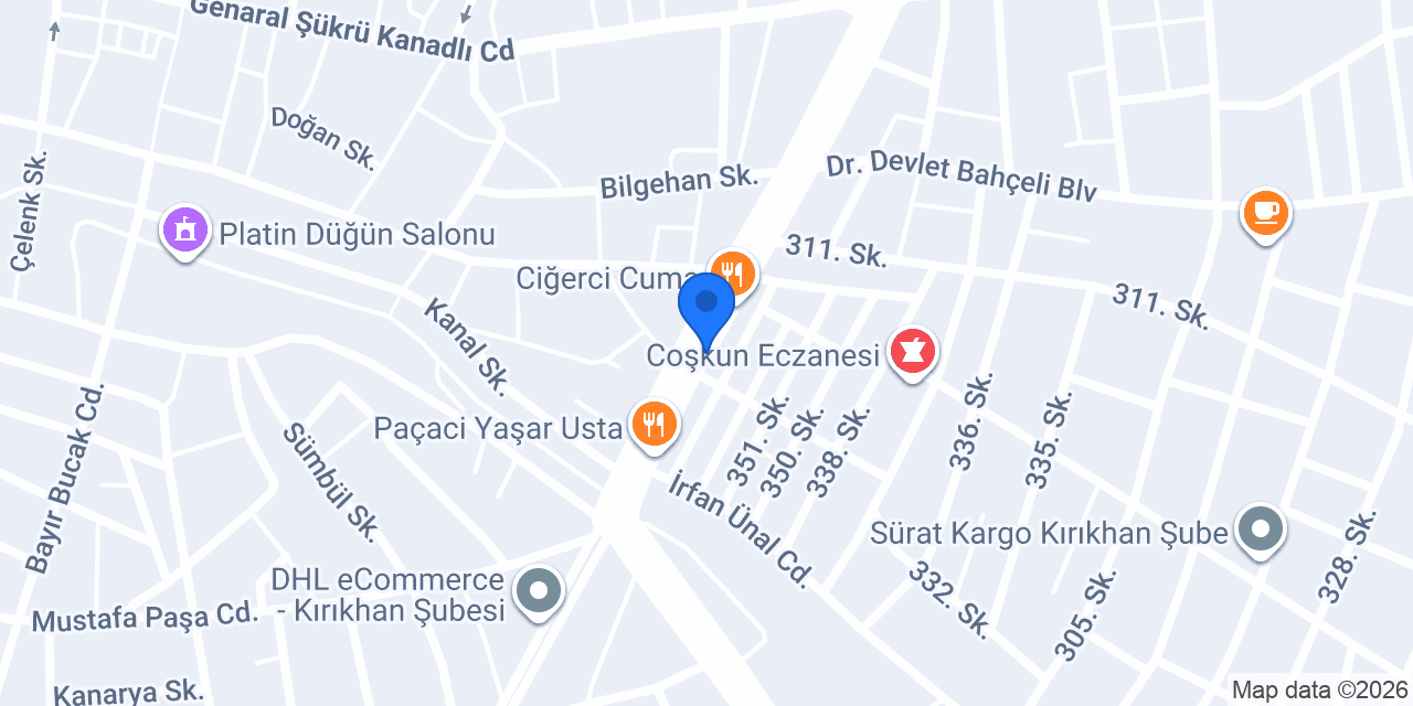Emin Ticaret konumu