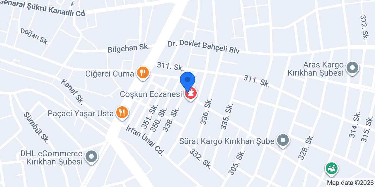 Akpınar Eczanesi konumu