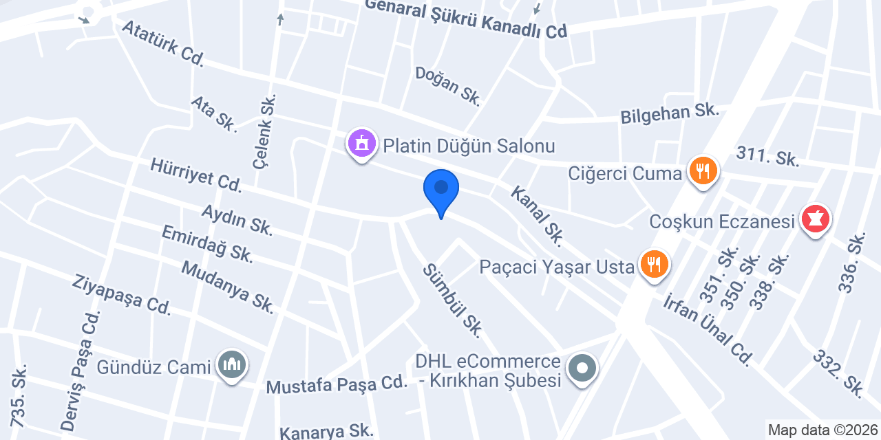 VİP Halı yıkama konumu