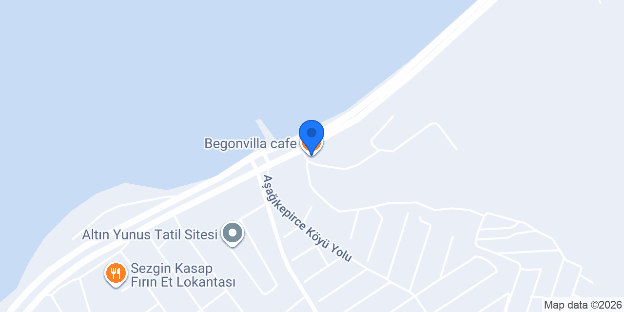 Begonvilla cafe konumu