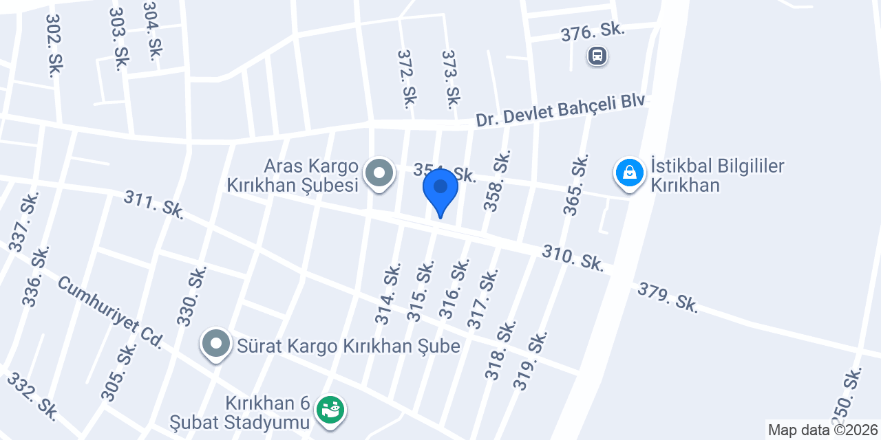 Gülşen Mobilya ve Dekarasyon konumu