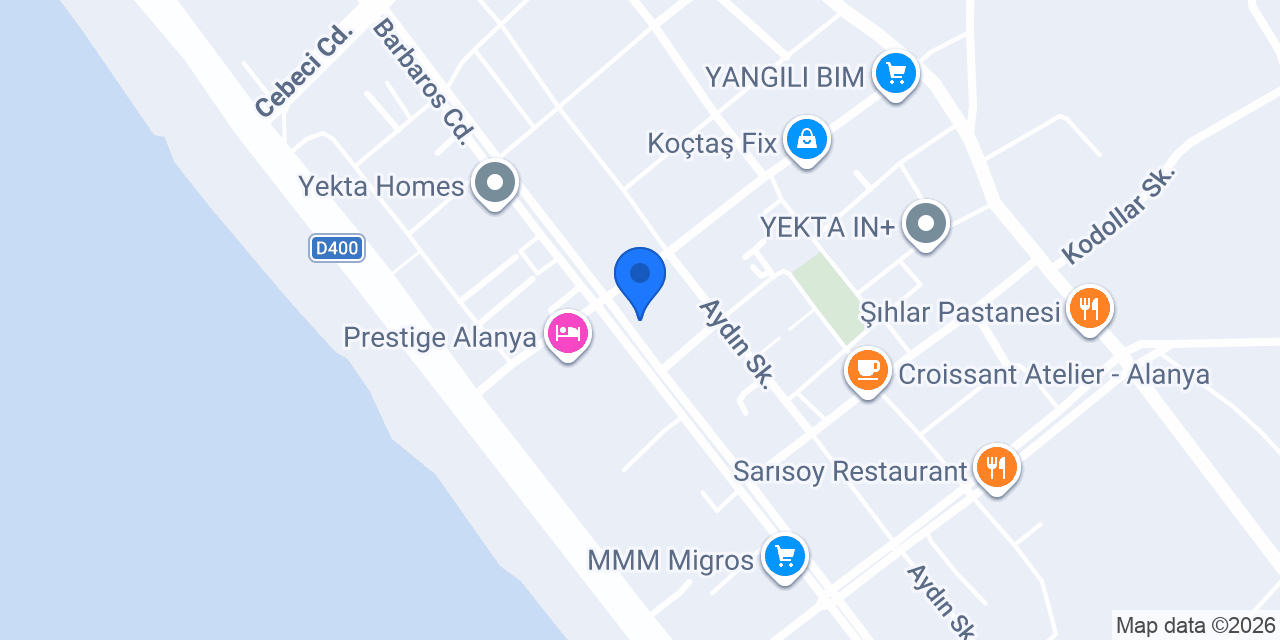 NEW HOME DEKOR ALANYA konumu