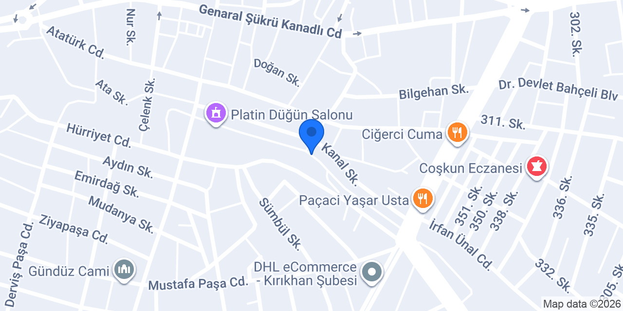 Kırıkhan Sigorta 7/4 konumu