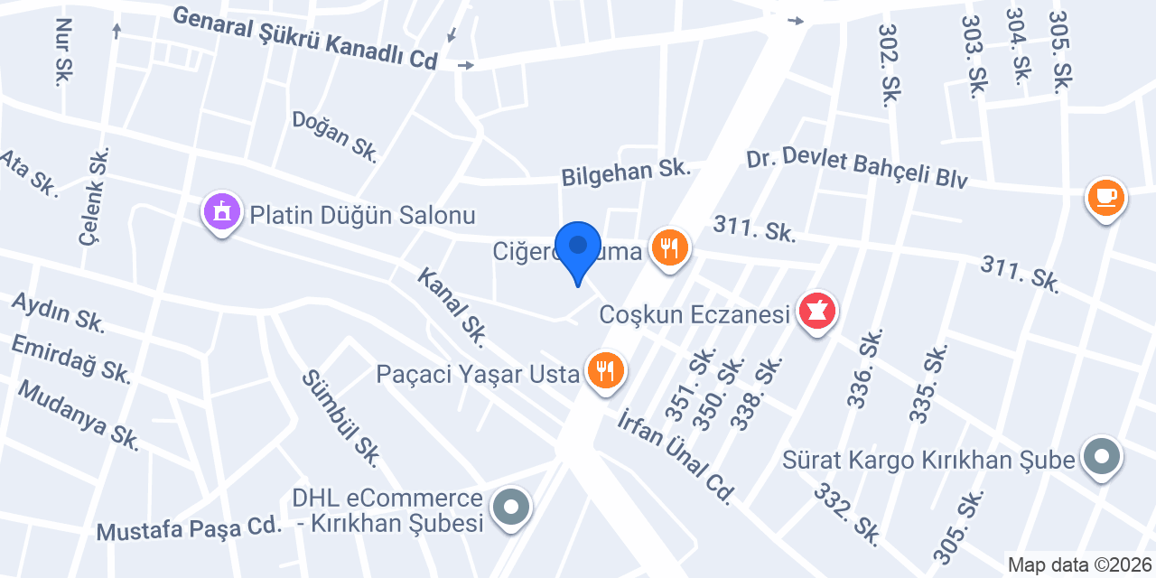 Oktay Otomotiv konumu