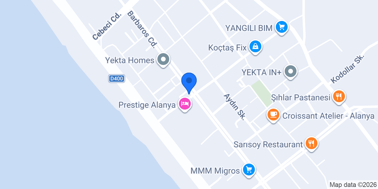 Meşhur Antep Kebapçısı konumu