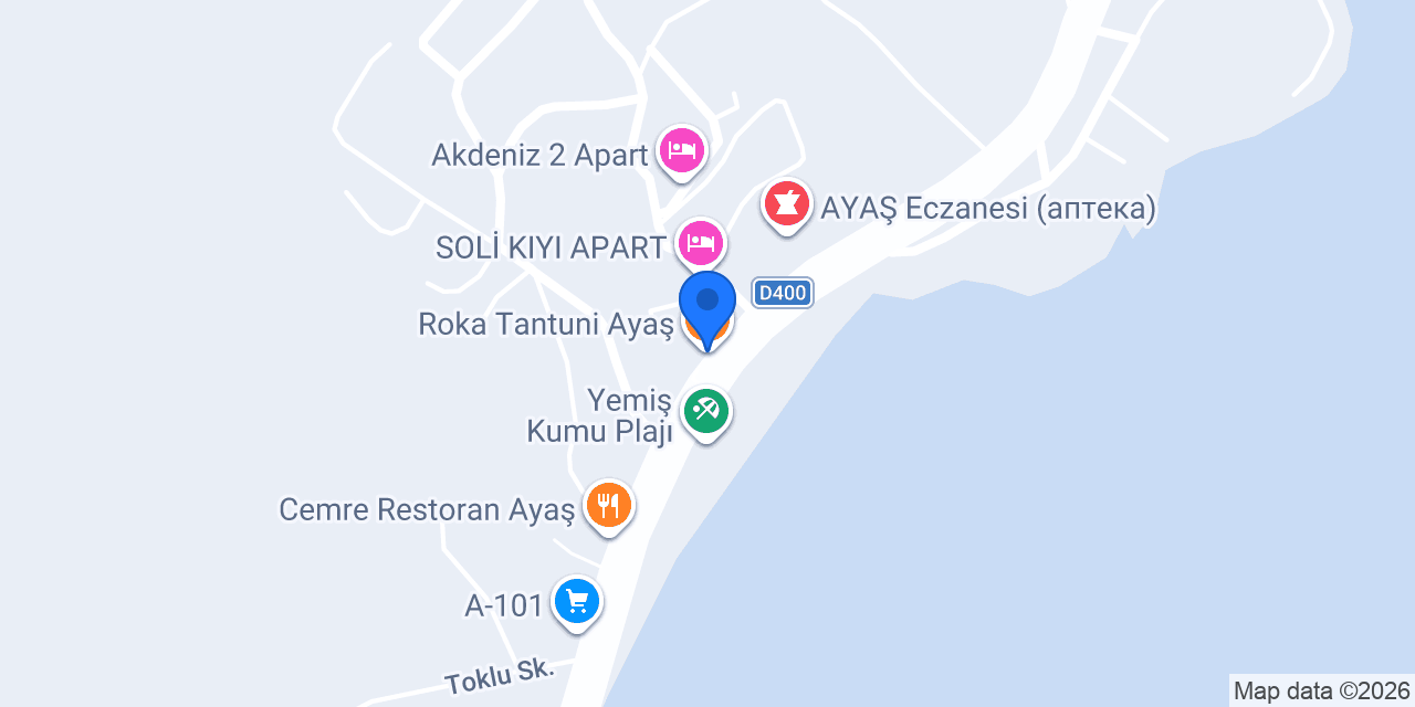 Roka Tantuni Ayaş konumu
