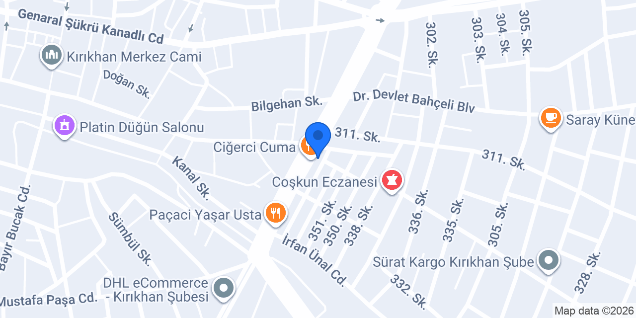 SARAY KÜNEFE konumu