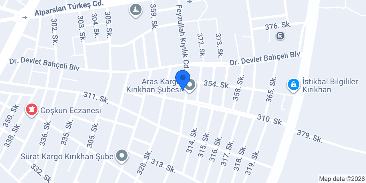 Koca Cam Ticaret konumu