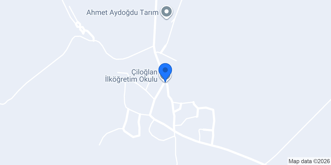 Çiloğlan İlköğretim Okulu konumu
