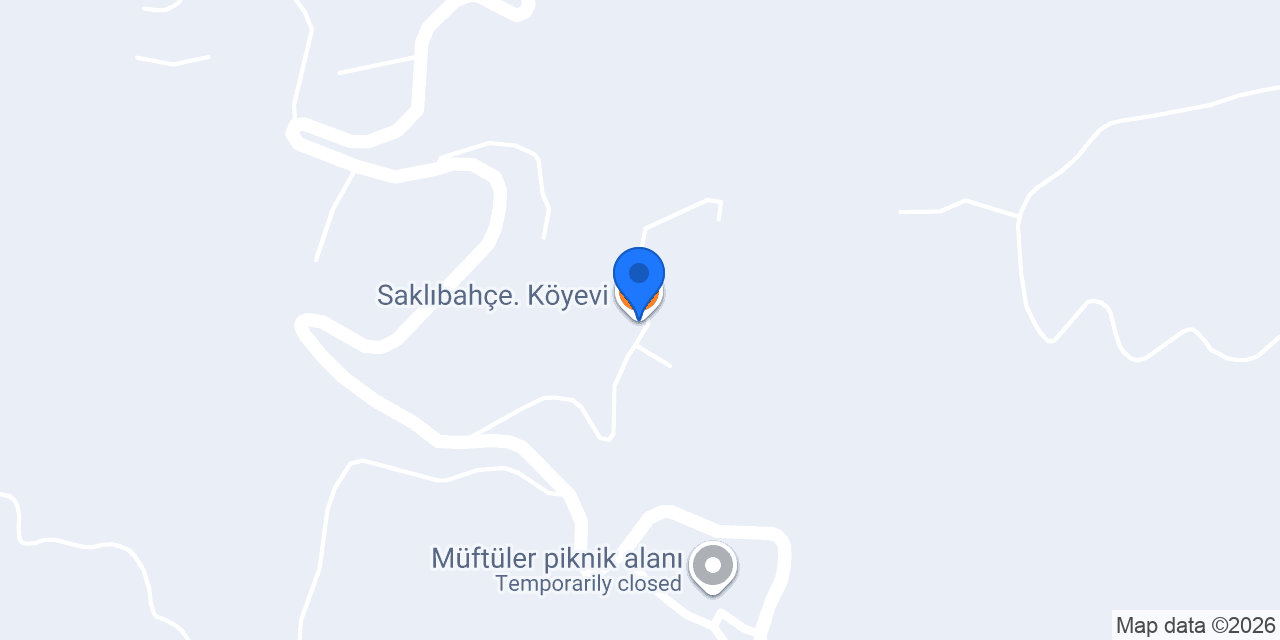 Saklıbahçe. Köyevi konumu