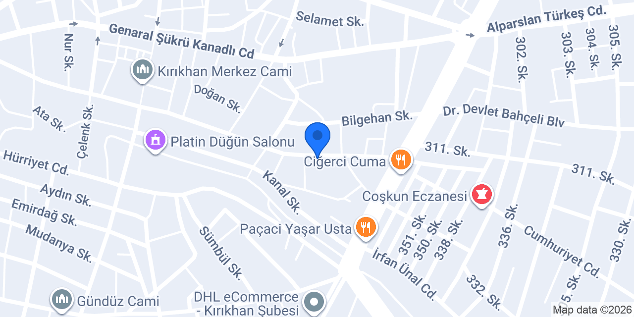 Kaçakoğlan Elektrik konumu
