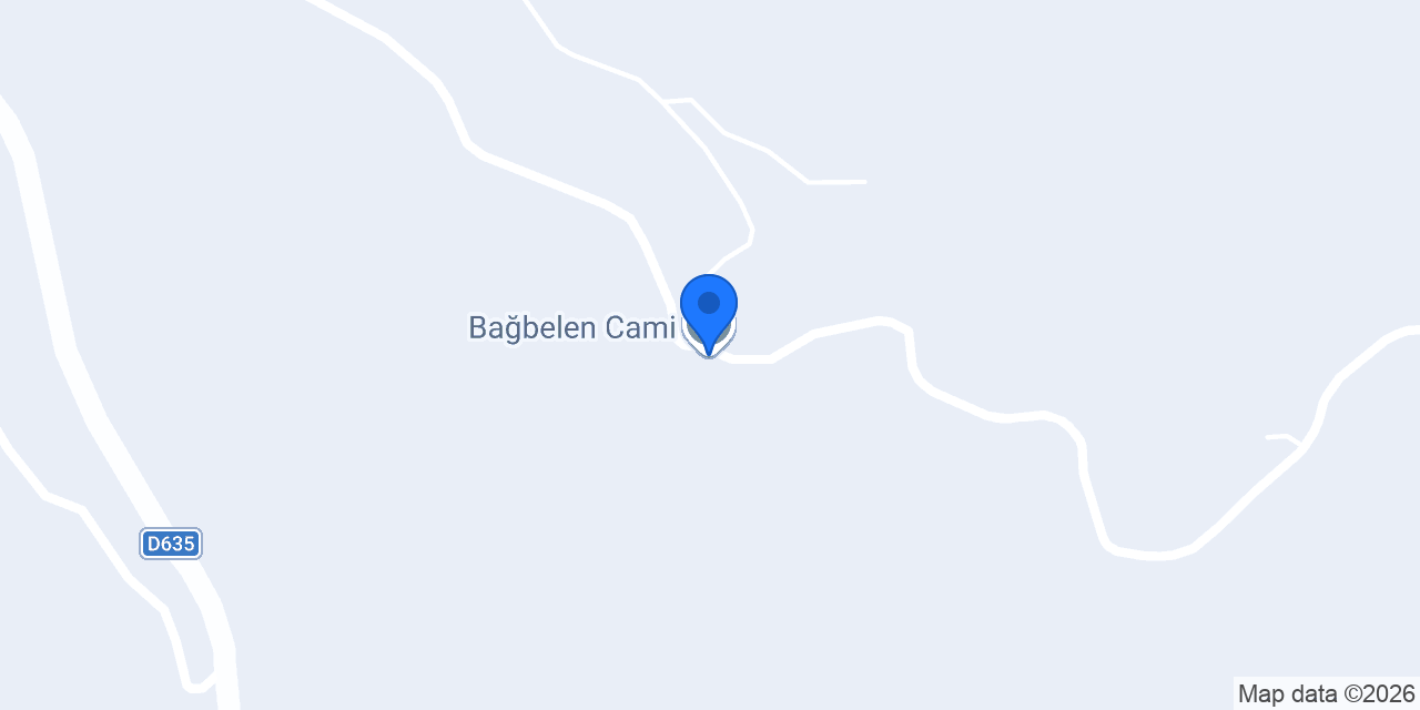 Bağbelen Cami konumu