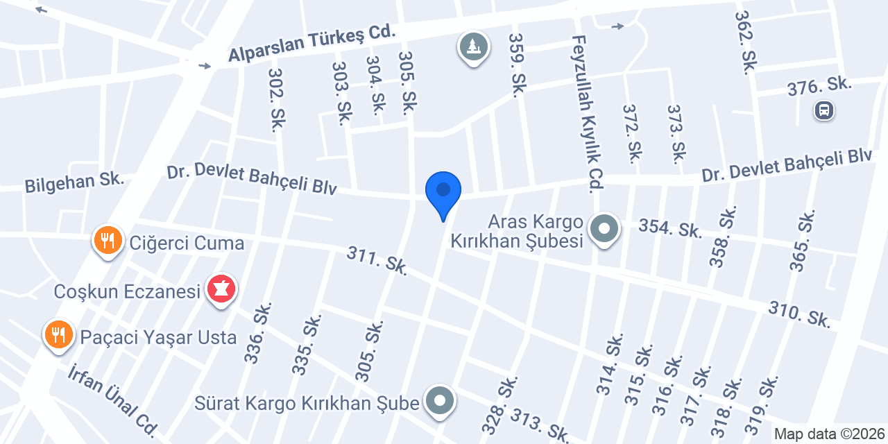 Saray Künefe konumu