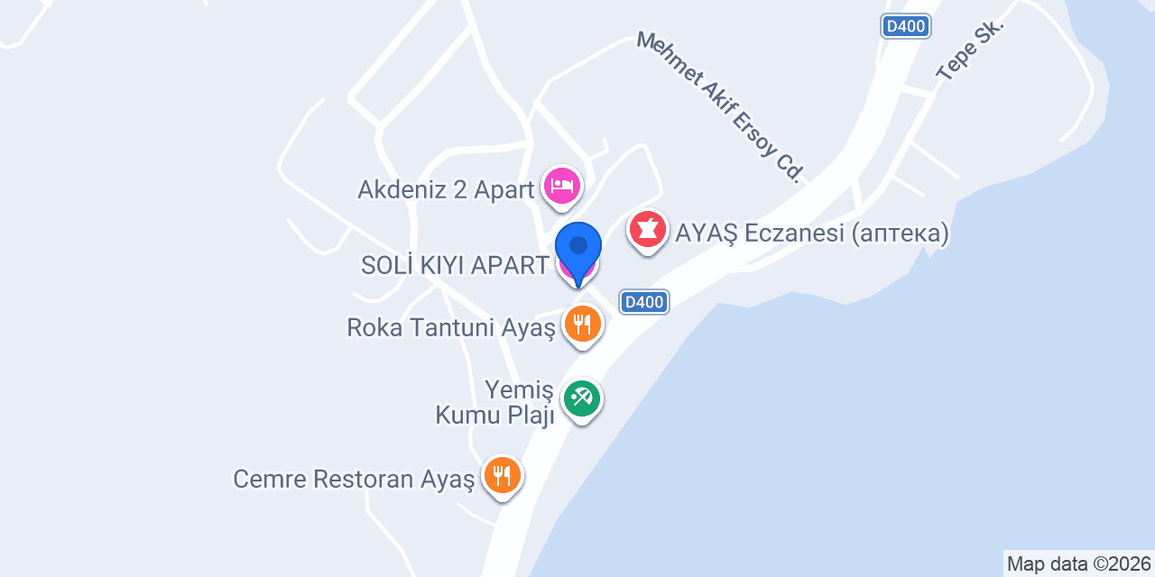 SOLİ KIYI APART konumu