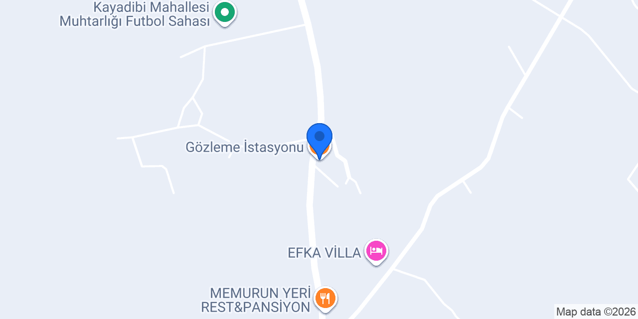 Gözleme İstasyonu konumu