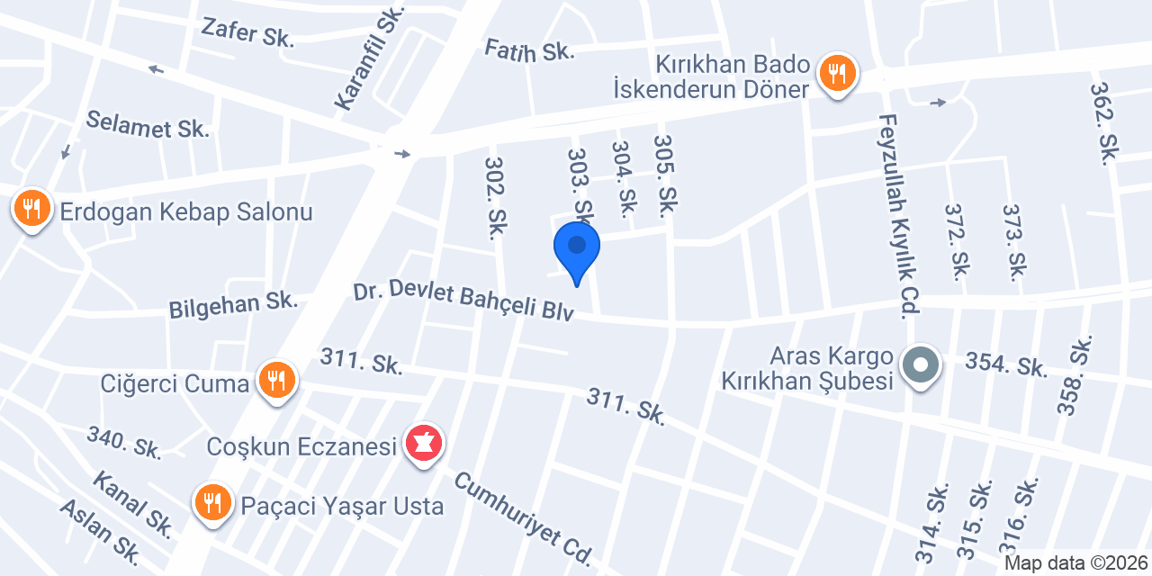 Fırlar Otomotiv konumu