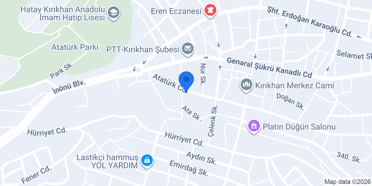 Eda Güzellik Merkezi konumu