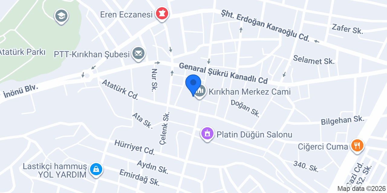 Evim Çarşı konumu