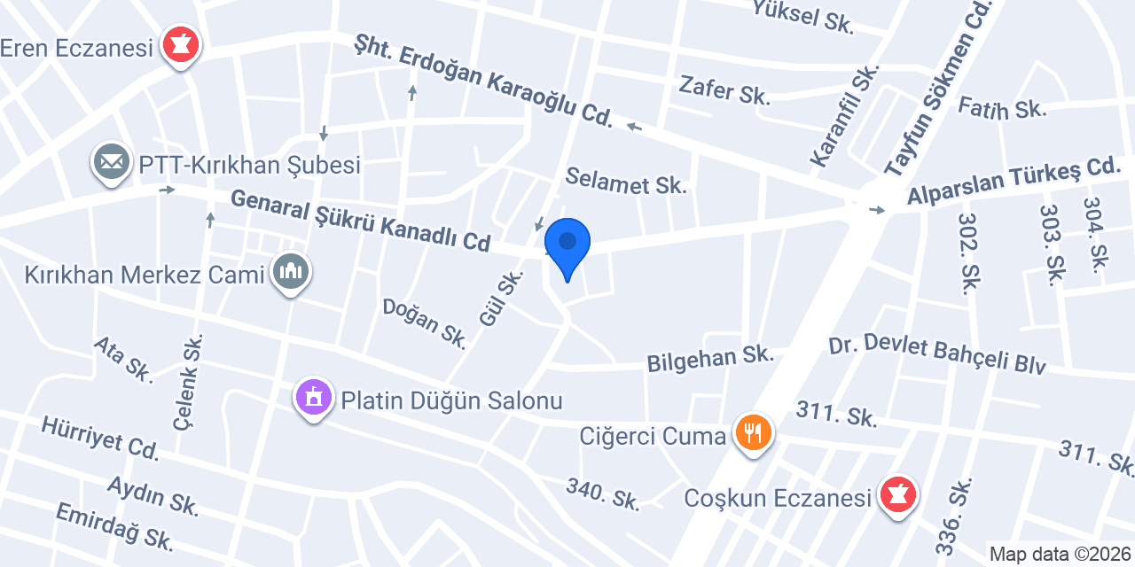 Metin Büfe konumu