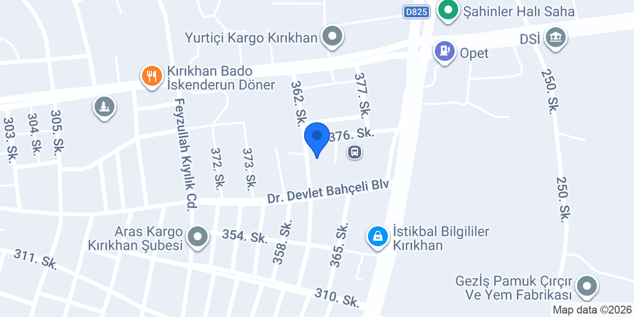 HAYAD Derneği Genel Merkezi konumu