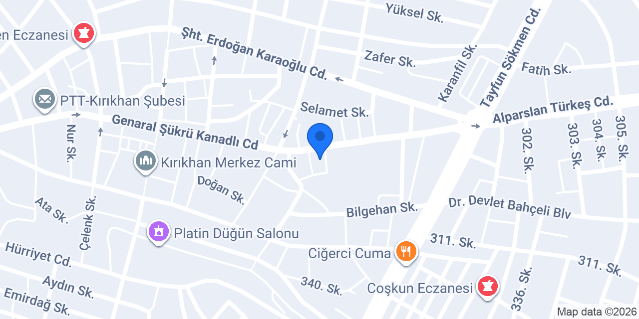 Akbank konumu