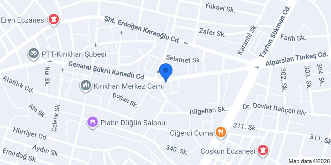 UÇAK KUYUMCULUK konumu