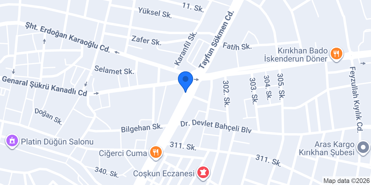 Aktepe Derviş Turşuları konumu