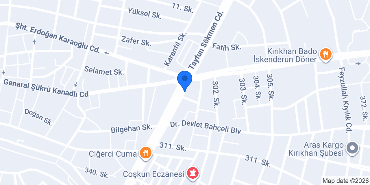İncir Pastanesi konumu