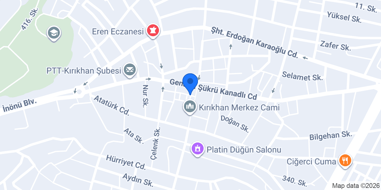 KORKUT REKLAM TABELA konumu