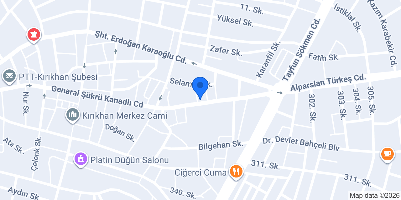 Çıtır Döner konumu