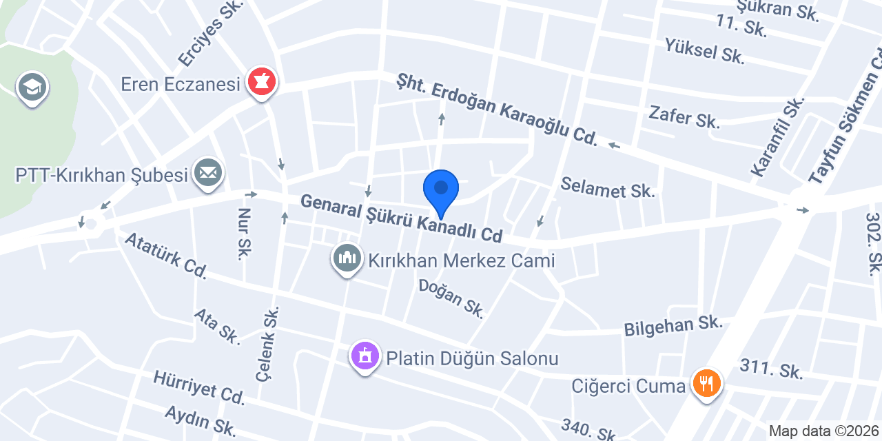 Garanti Döner Kırıkhan konumu