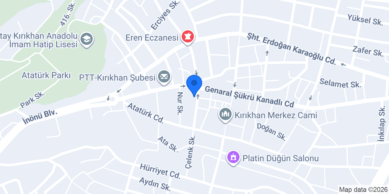 Kırıkhan yapı konumu