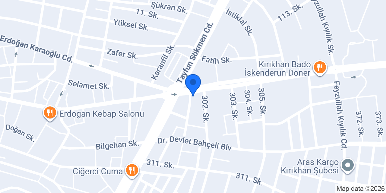 Bilkay Eczanesi konumu