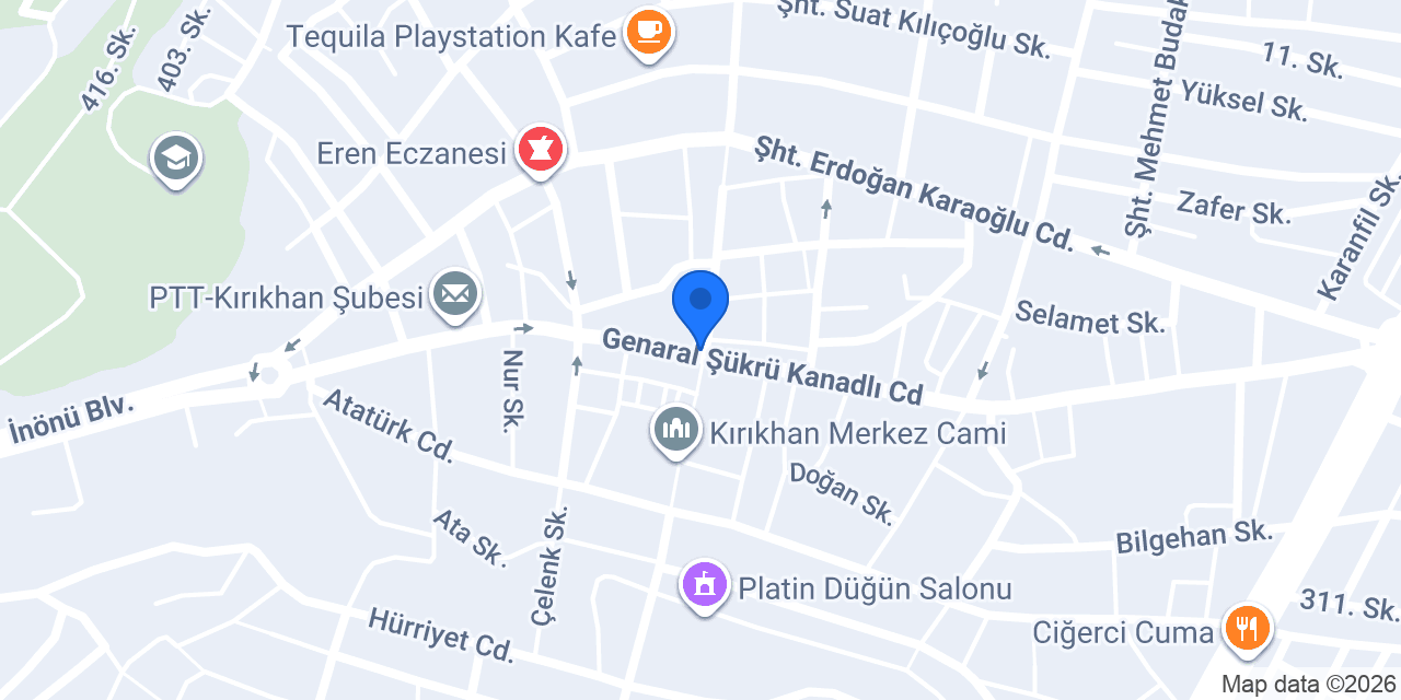Karadeniz Pastanesi konumu