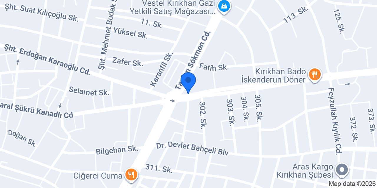 Sürer Kebap Salonu konumu