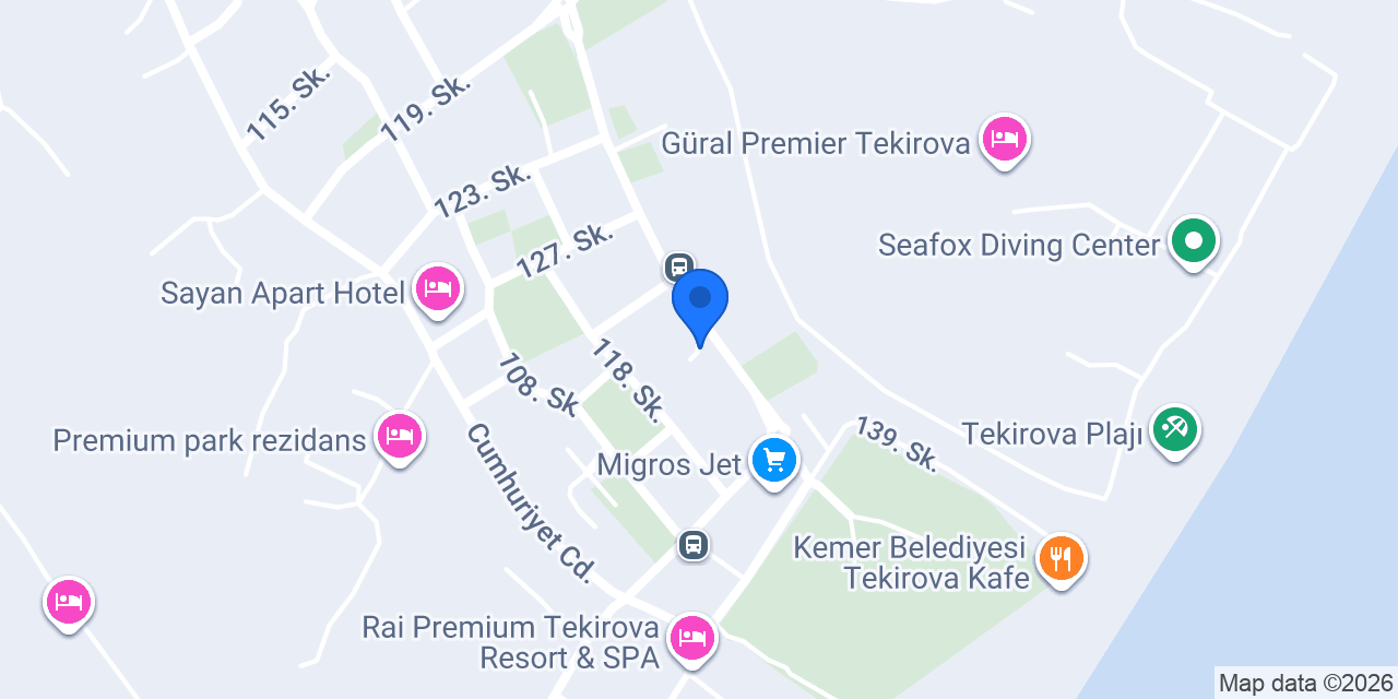 Tekirova Eczanesi konumu