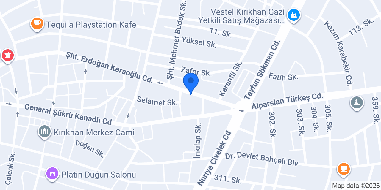 GÜNEŞ TOST EVİ konumu