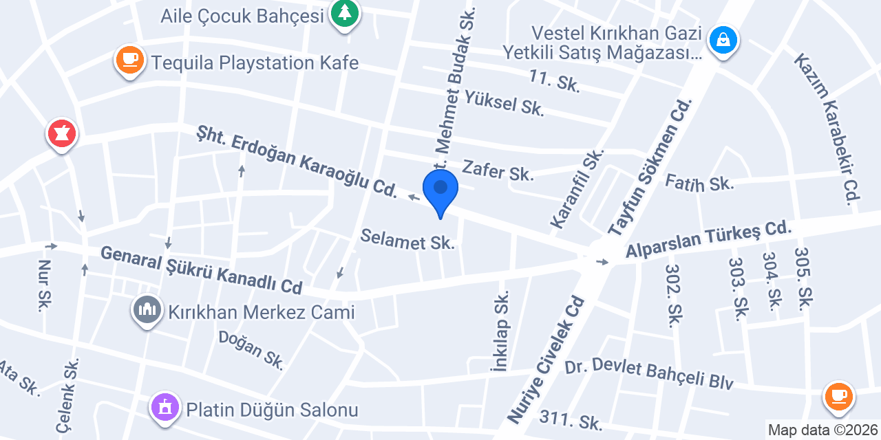 Av. Hüseyin ADAŞ konumu