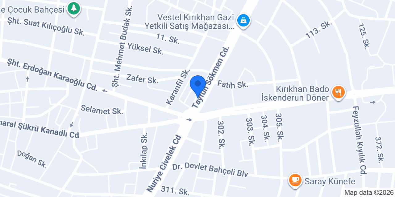 ATA Kırtasiye konumu