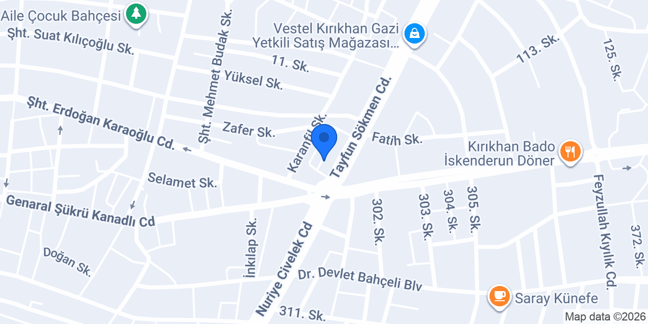 AMANOS RENT A CAR konumu