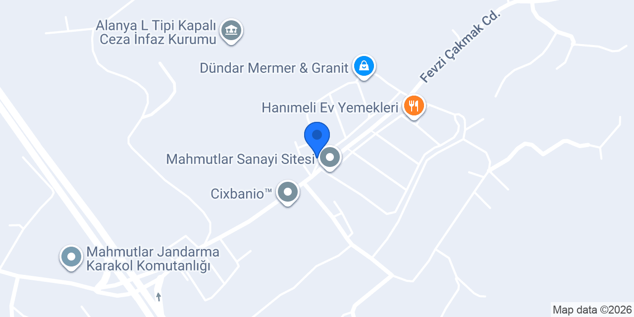 FC Lastik Center Mahmutlar konumu